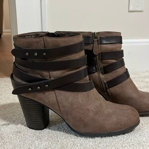 Ankle Booties with Buckles